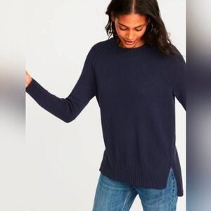 ☔️🩵NWT Old Navy Blue Hi-Low Long Sleeve Sweater Medium